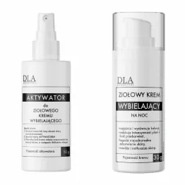 Ziołowy Krem Wybielający na Noc z Aktywatorem 80 g (30 g+50 g) - Kosmetyki DLA