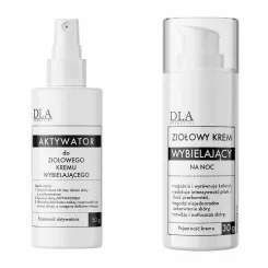 Ziołowy Krem Wybielający na Noc z Aktywatorem 80 g (30 g+50 g) - Kosmetyki DLA