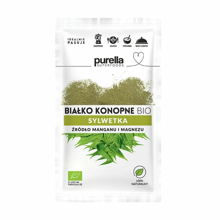 Białko Konopne Proszek Bio 45 g - Purella