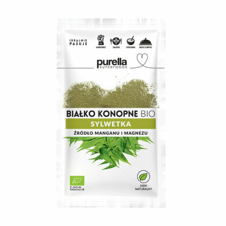 Białko Konopne Proszek Bio 45 g - Purella