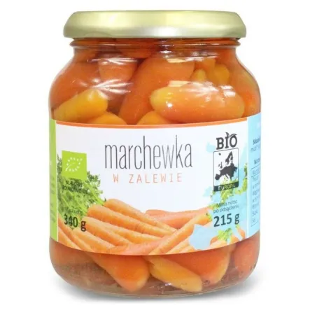 Marchewka w Zalewie w Słoiku Bio 340 g/215 g -  Bio Europa