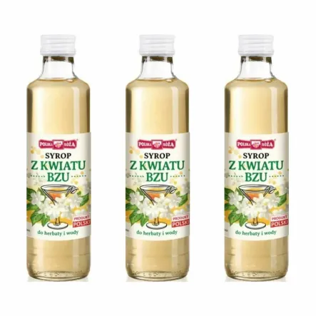 3 x Syrop z Kwiatu Bzu 250 ml  - Polska Róża