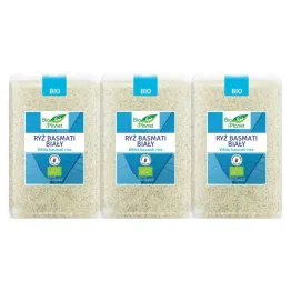 3 x Ryż Basmati Biały Bezglutenowy Bio 2 Kg - Bio Planet