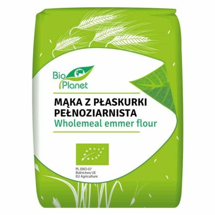 Mąka z Płaskurki Pełnoziarnista Bio 1 kg - Bio Planet