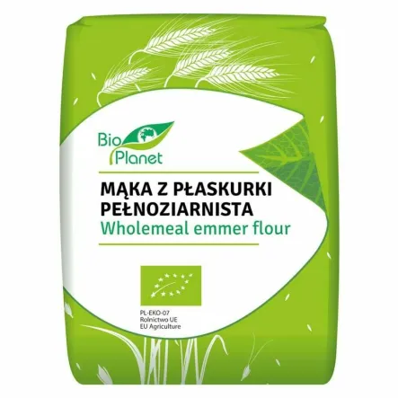 Mąka z Płaskurki Pełnoziarnista Bio 1 kg - Bio Planet