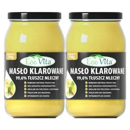2 x Masło Klarowane 750 g - EOOVITA