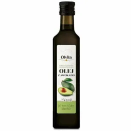 Olej z Awokado Tłoczony na Zimno Nieoczyszczony 250 ml - Olvita