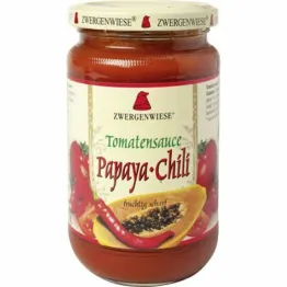 Sos Pomidorowy Papaya - Chili Pikantny Bezglutenowy Bio 350 g - Zwergenwiese