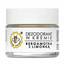 Dezodorant w Kremie Bergamotka z Limonką 55 g - Miodowa Mydlarnia