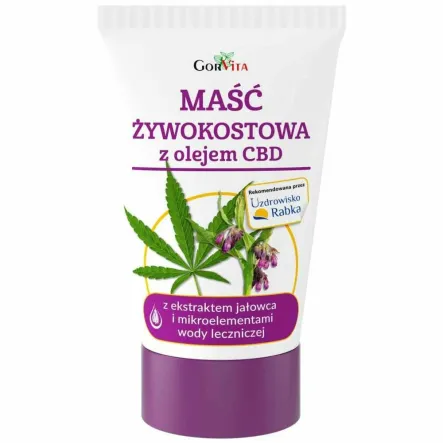 Maść Żywokostowa z Olejem CBD 140 ml - Gorvita