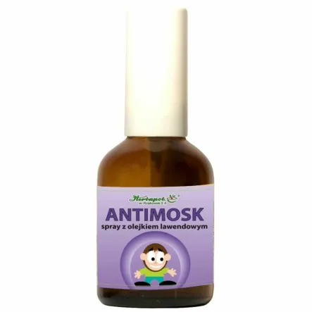 ANTIMOSK Spray z Olejkiem Lawendowym 40 ml - Herbapol Kraków