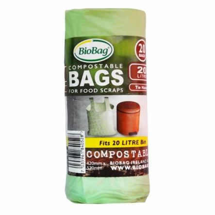 Worki Na Odpady Bio i Zmieszane w 100% Kompostowalne i Biodegradowalne 20 L 20 SZTUK - BioBag