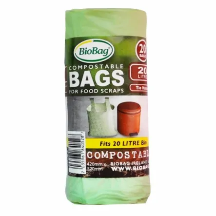 Worki Na Odpady Bio i Zmieszane w 100% Kompostowalne i Biodegradowalne 20 L 20 SZTUK - BioBag