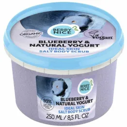 Solny Scrub do Ciała Borówka and  Jogurt 250 ml - Berry Nice