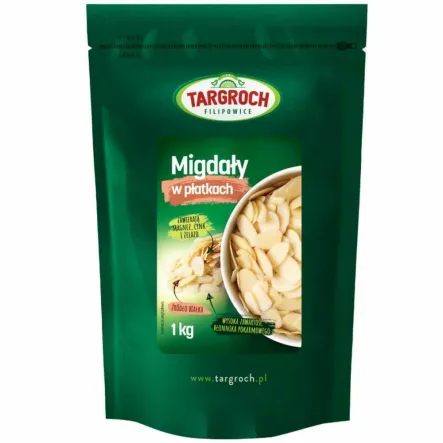 Migdały Płatki 1 kg - Targroch