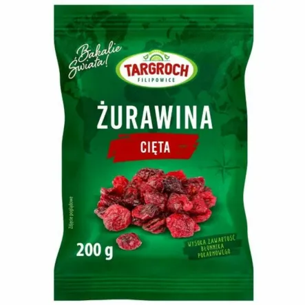 Żurawina Suszona Cięta 200 g - Targroch