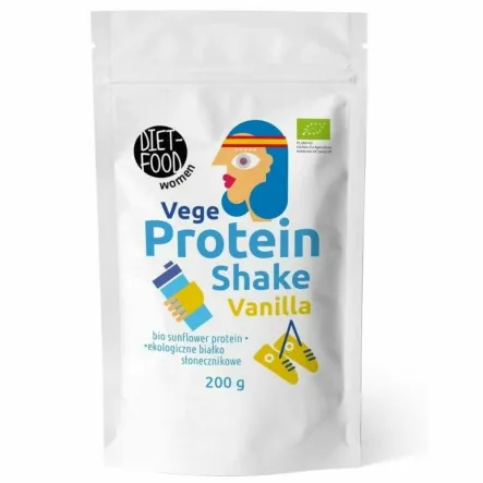 Białko Vege Shake Waniliowy Bio 200 g - Diet-Food