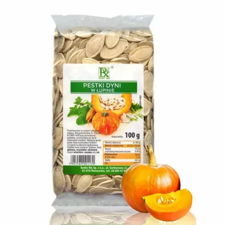 Pestki Dyni w Łupinie 100 g - Radix-Bis 