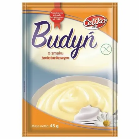 Budyń Śmietankowy Bezglutenowy 45 g Celiko