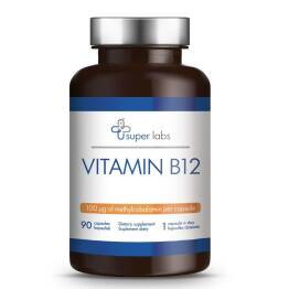 Vitamin B12 90 Kapsułek - Super Labs 