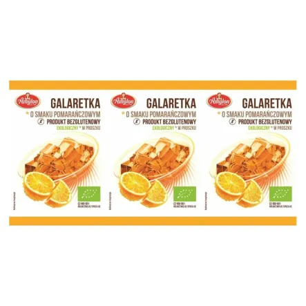 3 x Galaretka o Smaku Pomarańczowym Bio 40 g -Amylon