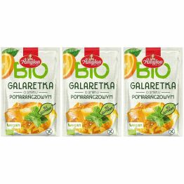 3 x Galaretka o Smaku Pomarańczowym  z Agarem Bezglutenowa Bio 40 g -Amylon