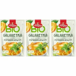 3 x Galaretka o Smaku Pomarańczowym  z Agarem Bezglutenowa Bio 40 g -Amylon