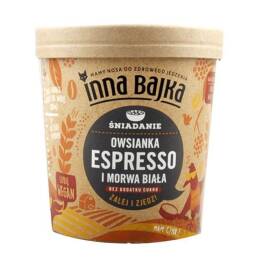 Owsianka Espresso i Morwa Biała Bez Dodatku Cukru  70 g - Inna Bajka