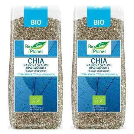 2 x Chia - Nasiona Szałwii Hiszpańskiej Bio 200 g - Bio Planet