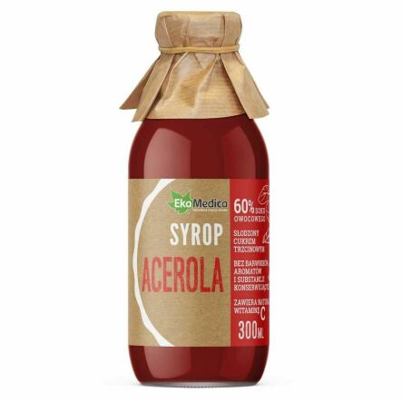 Syrop Acerola 0,3 l - Ekamedica - Przecena Krótka Data Minimalnej Trwałości