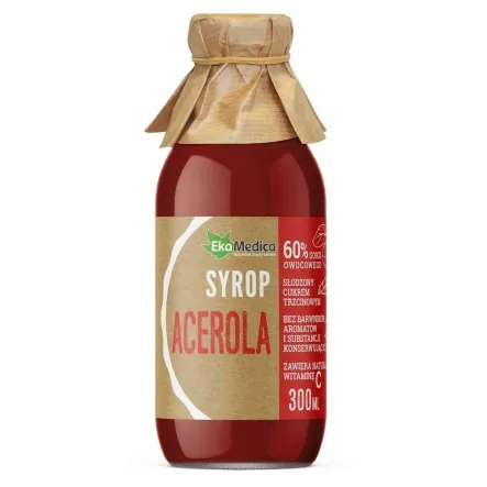 Syrop Acerola 0,3 l - Ekamedica - Przecena Krótka Data Minimalnej Trwałości