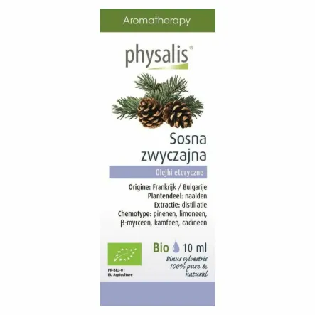 Olejek Eteryczny Sosna Zwyczajna Bio 10 ml - Physalis