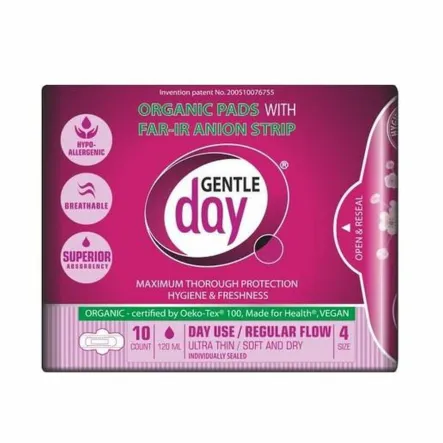 Eko Podpaski Na Dzień z Paskiem Anionowym 10 Sztuk - Gentle Day
