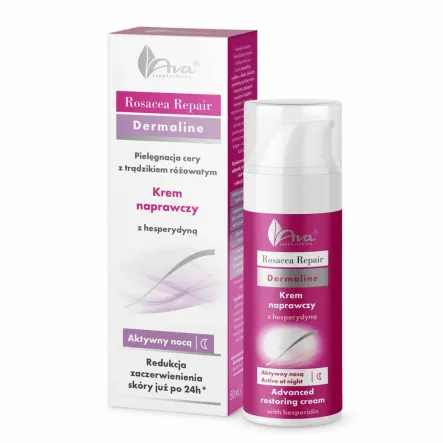 Rosacea Repair Dermaline Krem Naprawczy na Noc 50 ml - AVA