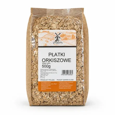 Płatki Orkiszowe 500 g - Młyn Kopytowa