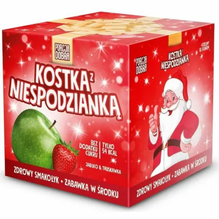 Kostka Świąteczna Jabłko i Truskawka 16 g - Porcja Dobra