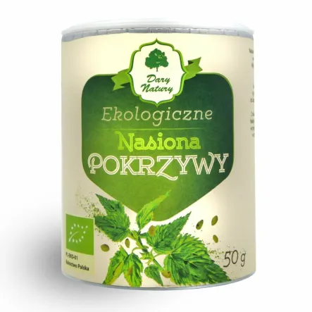 Pokrzywa Nasiona Eko 50 g - Dary Natury
