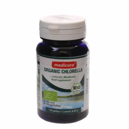 Chlorella w Pastylkach Bio 60 g 150 Tabletek - Medicura
