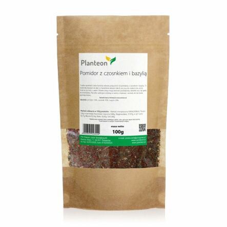 Pomidor z Czosnkiem i Bazylią 100 g - Planteon