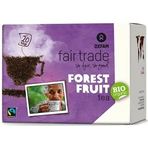 Herbata Czarna Owoce Leśne Ekspresowa Fair Trade Bio 20 x 1,8 g Oxfam