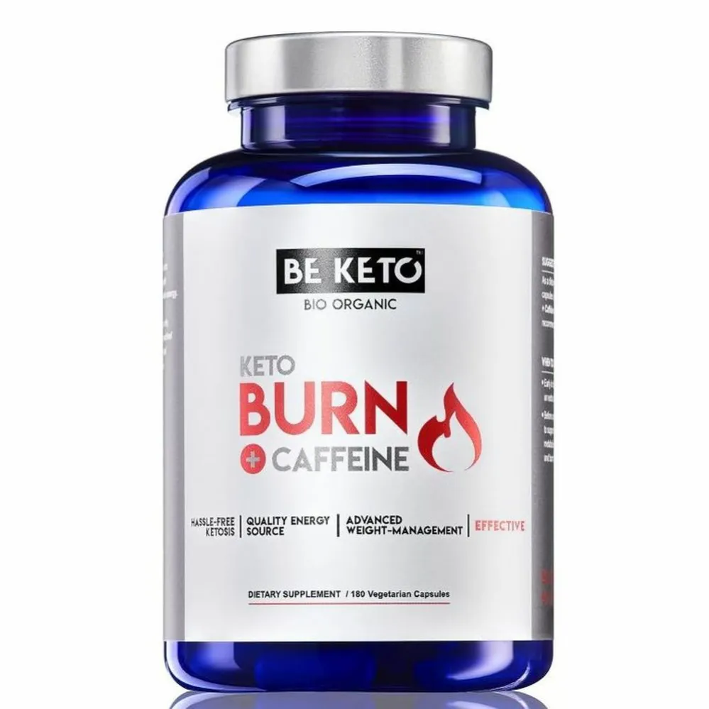 Keto Burn Kofeina Spalacz Tłuszczu 180 Kapsułek - Beketo - Wyprzedaż