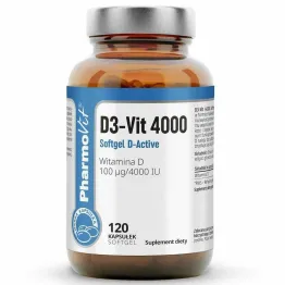 D3-Vit 4000 Softgel D-Active 120 Kapsułek - Pharmovit