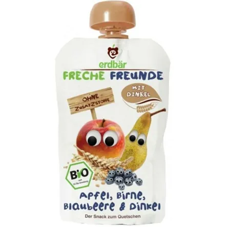 Mus Gruszka, Borówka, Orkisz 100 g Eko Erdbar