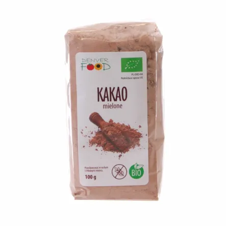 Kakao Mielone Bezglutenowe Bio 100 g - Denver