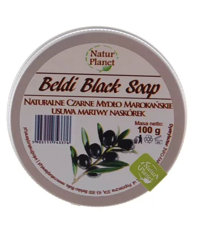 Czarne Mydło Marokańskie 100 ml Natur Planet - Wyprzedaż