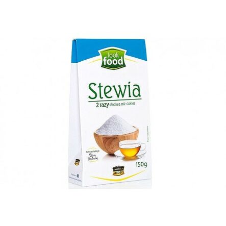 Stewia 2 x Słodsza od Cukru 150 g - Look Food