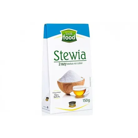Stewia 2 x Słodsza od Cukru 150 g - Look Food