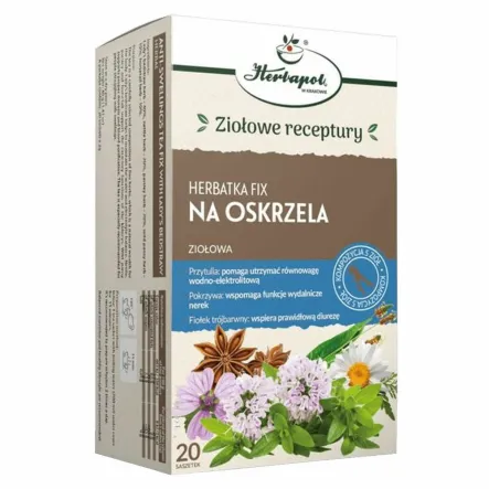 Herbatka NA OSKRZELA FIX 40 g (2 g x20 Sztuk) - Herbapol