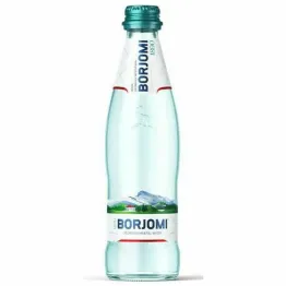 Naturalna Woda Mineralna Gazowana 330 ml (Szkło) - Borjomi