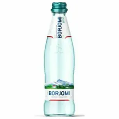 Naturalna Woda Mineralna Gazowana 330 ml (Szkło) - Borjomi